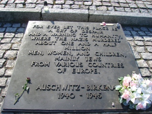 Memorial at Auschwitz