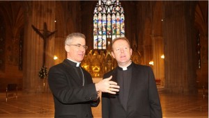 Monsignor Eamon Martin (right) Photo: Irish Bishops' Conference