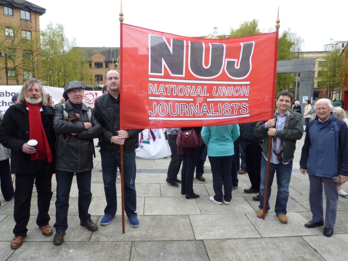 NUJ Members at May Day March