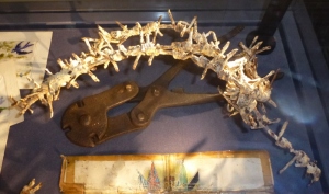 Barbed wire and cutters from the Somme, Cavan County Museum Photo:  © Michael Fisher